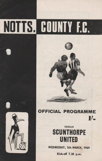 Notts County v Scunthorpe United 05-Mar-1969