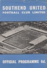 Southend United v Scunthorpe United 09-Apr-1966