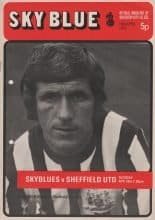Coventry City v Sheffield United 18-Apr-1972