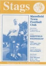 Mansfield Town v Sheffield Wednesday 12-Aug-1994