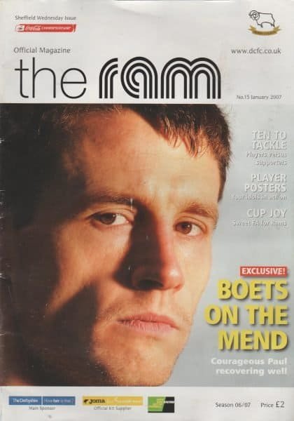 Derby County v Sheffield Wednesday  13-Jan-2007