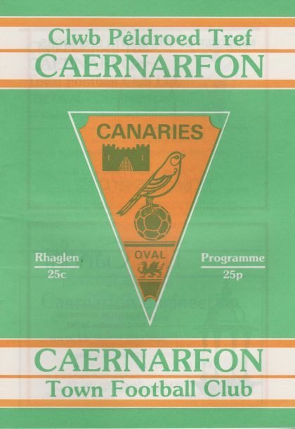 Caernarfon Town v Shrewsbury Town  13-Jan-1988