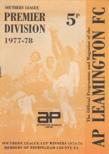AP Leamington v Southend United 17-Dec-1977