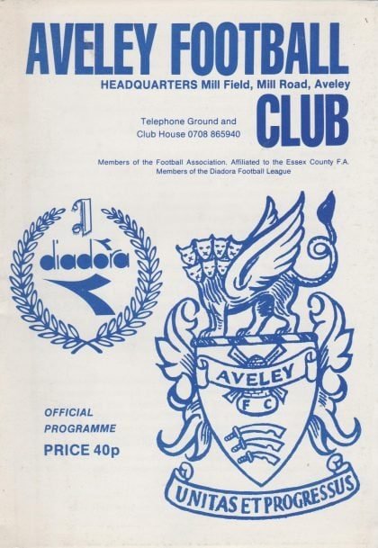 Aveley v St Albans City  03-Dec-1991