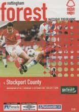 Nottingham Forest v Stockport County 12-Sep-2001