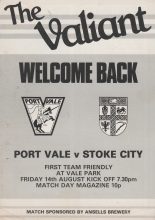 Port Vale v Stoke City 14-Aug-1981