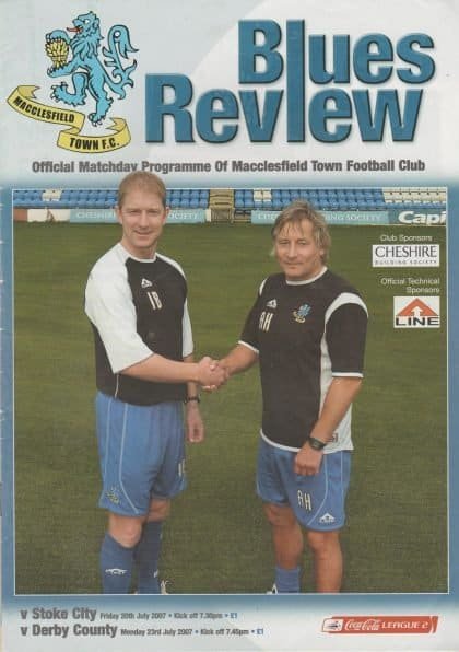 Macclesfield Town v Stoke City 20-Jul-2007