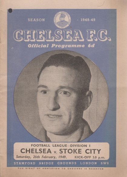 Chelsea v Stoke City  26-Feb-1949