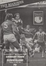 Grimsby Town v Sunderland 17-Sep-1985