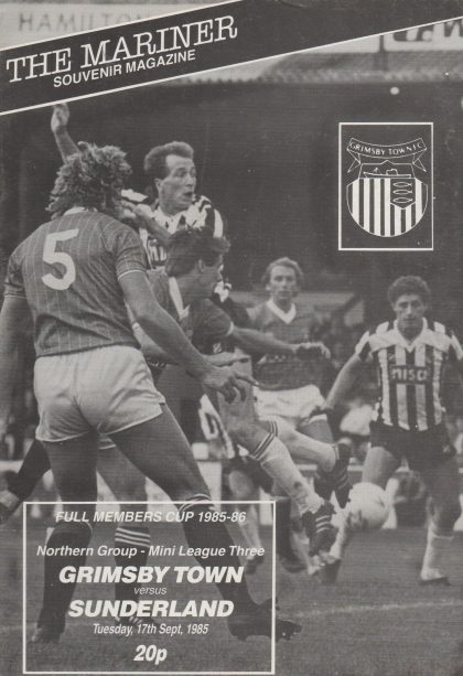 Grimsby Town v Sunderland 17-Sep-1985