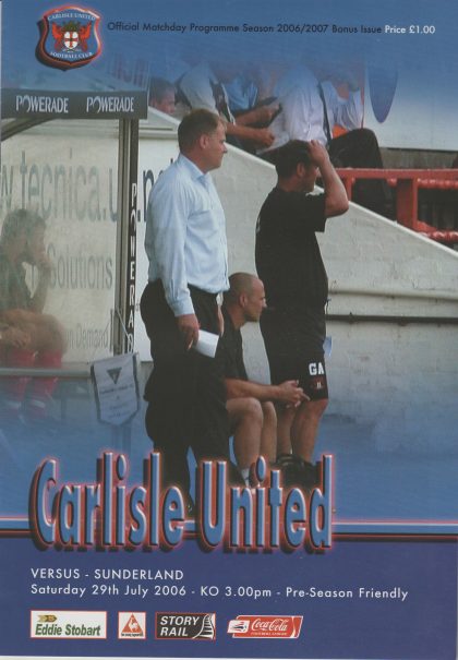 Carlisle United v Sunderland 29-Jul-2006