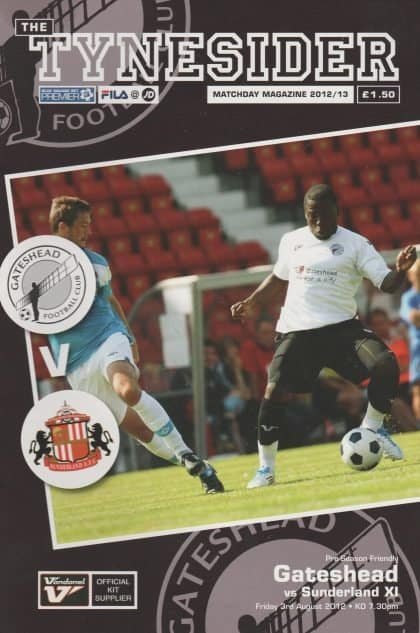 Gateshead v Sunderland XI   03-Aug-2012