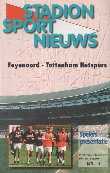 Feyenoord v Tottenham Hotspur  08-Aug-1998