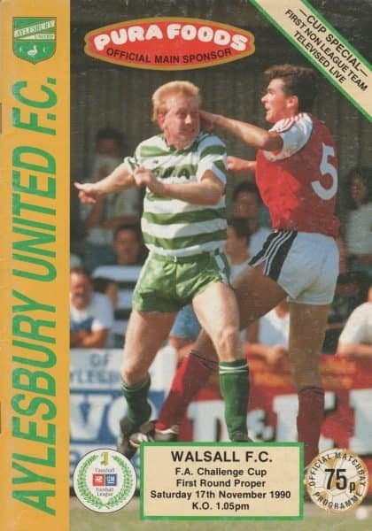 Aylesbury United v Walsall 17-Nov-1990