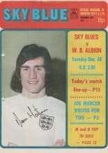 Coventry City v West Bromwich Albion 26-Dec-1972