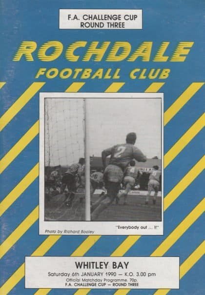 Rochdale v Whitley Bay  06-Jan-1990