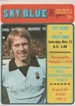 Coventry City v West Ham United  22-Nov-1972