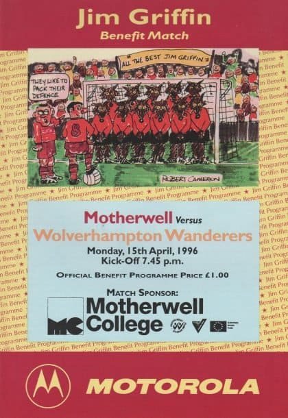 Motherwell v Wolverhampton Wanderers  15-Apr-1996