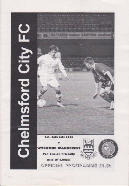 Chelmsford City v Wycombe Wanderers   26-Jul-2008