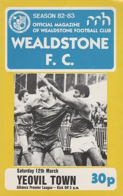 Wealdstone v Yeovil Town 12-Mar-1983