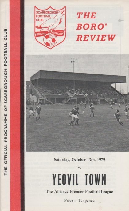Scarborough v Yeovil Town 13-Oct-1979