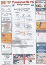 Tamworth v Kidderminster Harriers 31-Aug-2009