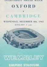 Oxford University v Cambridge University 08-Dec-1965