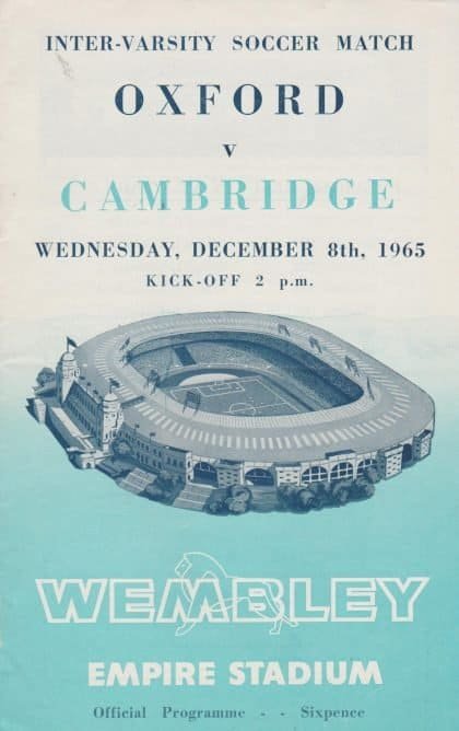 Oxford University v Cambridge University 08-Dec-1965