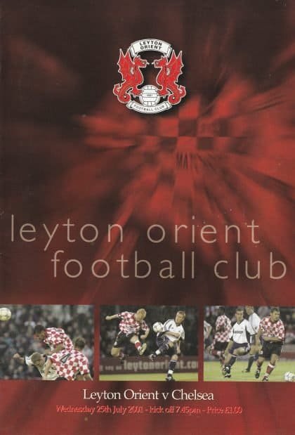 Leyton Orient v Chelsea 25-Jul-2001