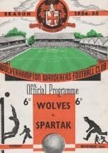 Wolverhampton Wanderers v Spartak Moscow 16-Nov-1954