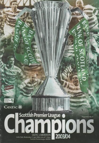 Glasgow Celtic v Aberdeen 21-Apr-2004
