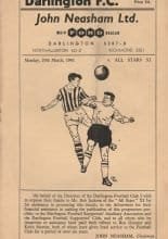 Darlington v All Star XI   20-Mar-1961