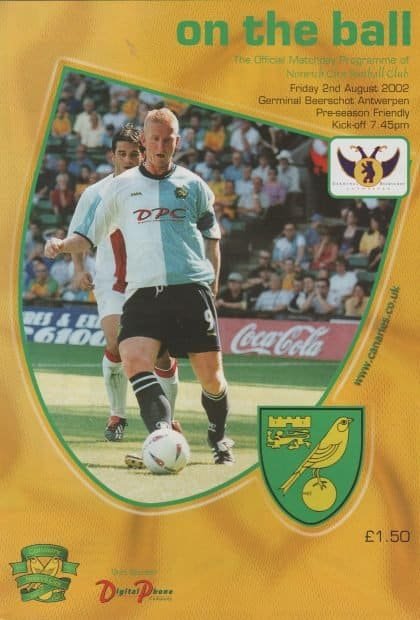 Norwich City v Germinal Beerschot Antwerp   02-Aug-2002
