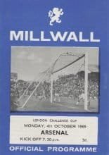 Millwall v Arsenal 04-Oct-1965