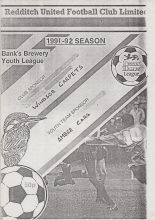 Redditch United v Aston Villa 10-Aug-1991
