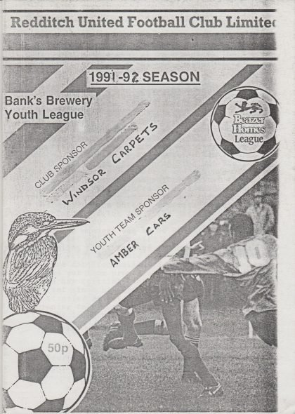 Redditch United v Aston Villa 10-Aug-1991