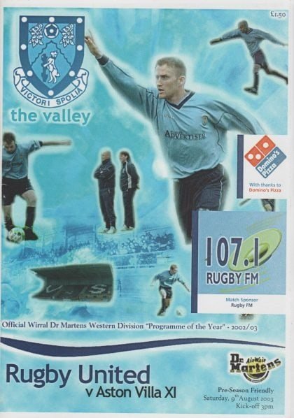 Rugby United v Aston Villa XI   09-Aug-2003