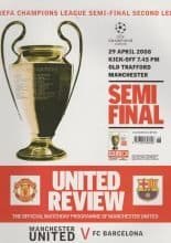 Manchester United v Barcelona  29-Apr-2008