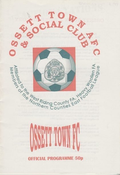 Ossett Town v Barnsley 11-Aug-1994