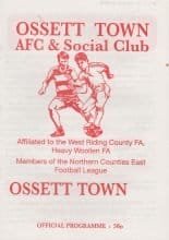 Ossett Town v Barnsley 15-Aug-1996