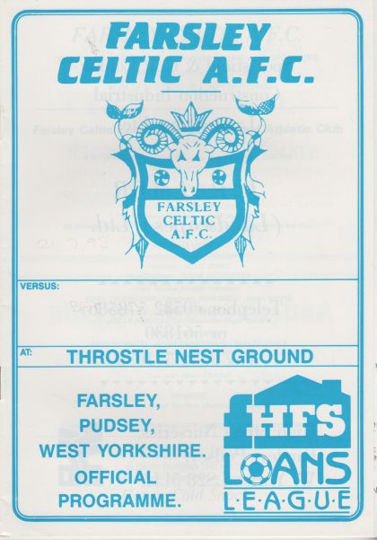Farsley Celtic v Barnsley 21-Jul-1995
