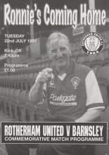 Rotherham United v Barnsley 22-Jul-1997