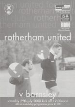 Rotherham United v Barnsley 29-Jul-2000