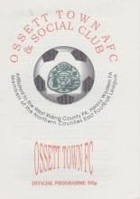 Ossett Town v Barnsley 03-Aug-1995