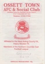 Ossett Town v Barnsley 05-Aug-1997