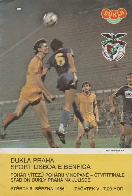 Dukla Prague v Sporting Lisbon  05-Mar-1986