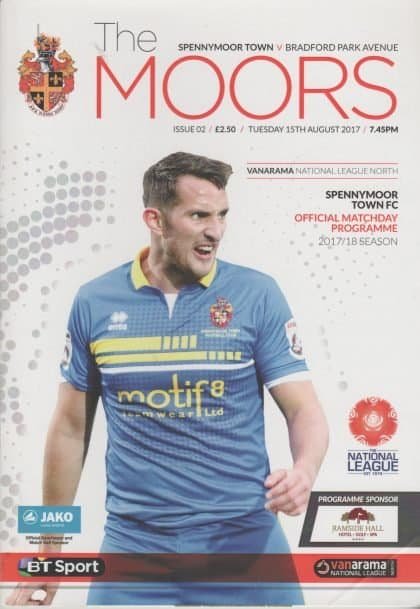 Spennymoor Town v Bradford Park Avenue 15-Aug-2017