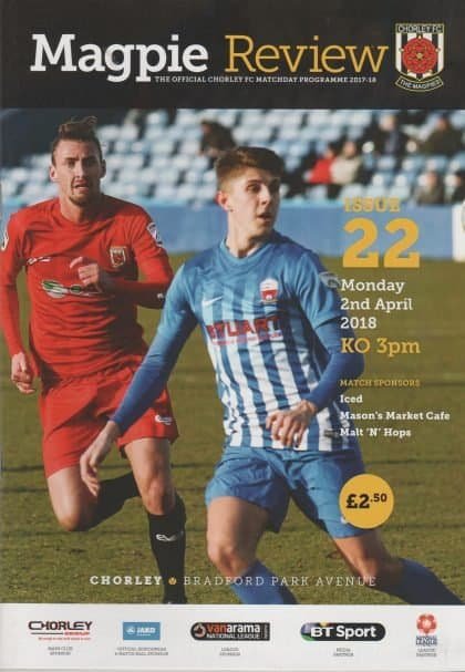 Chorley v Bradford Park Avenue 02-Apr-2018