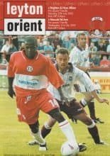 Leyton Orient v Brighton & Hove Albion 27-Jul-2002
