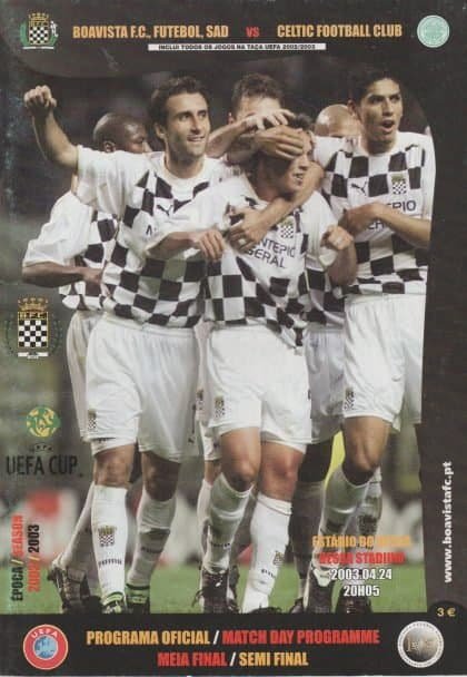 Boavista v Glasgow Celtic 24-Apr-2003